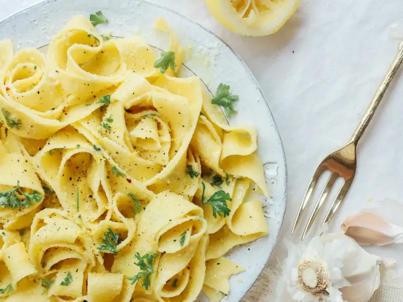 Pâtes citron & parmesan