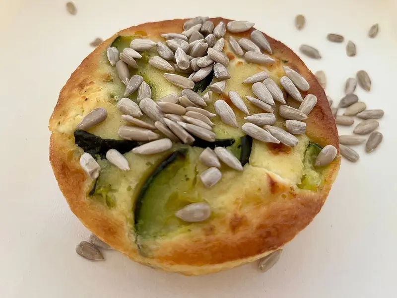 Quiche courgette & chèvre