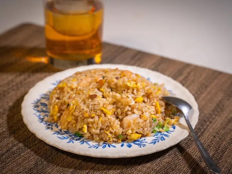 Riz sauté à l'œuf
